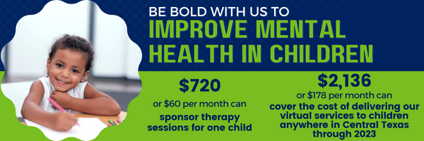Your gift of $720 can sponsor therapy for a child.